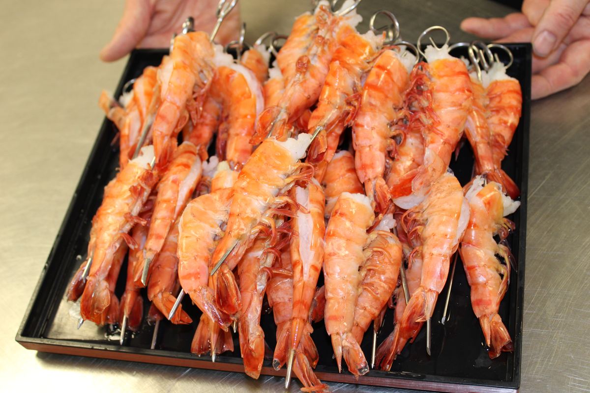 Garnelen, gekocht