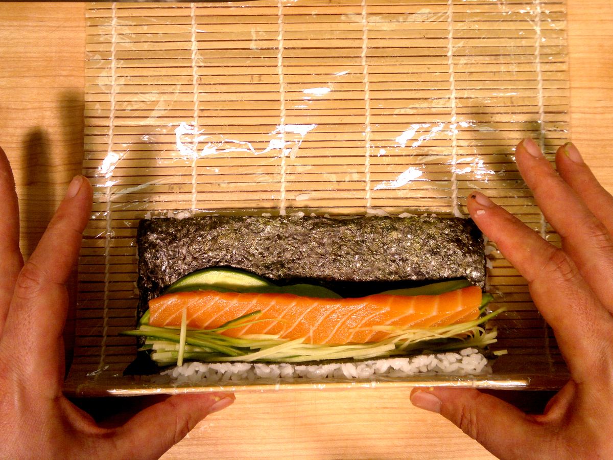 Uramaki, in der Matte