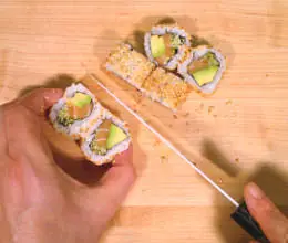 Uramaki, im Schnitt