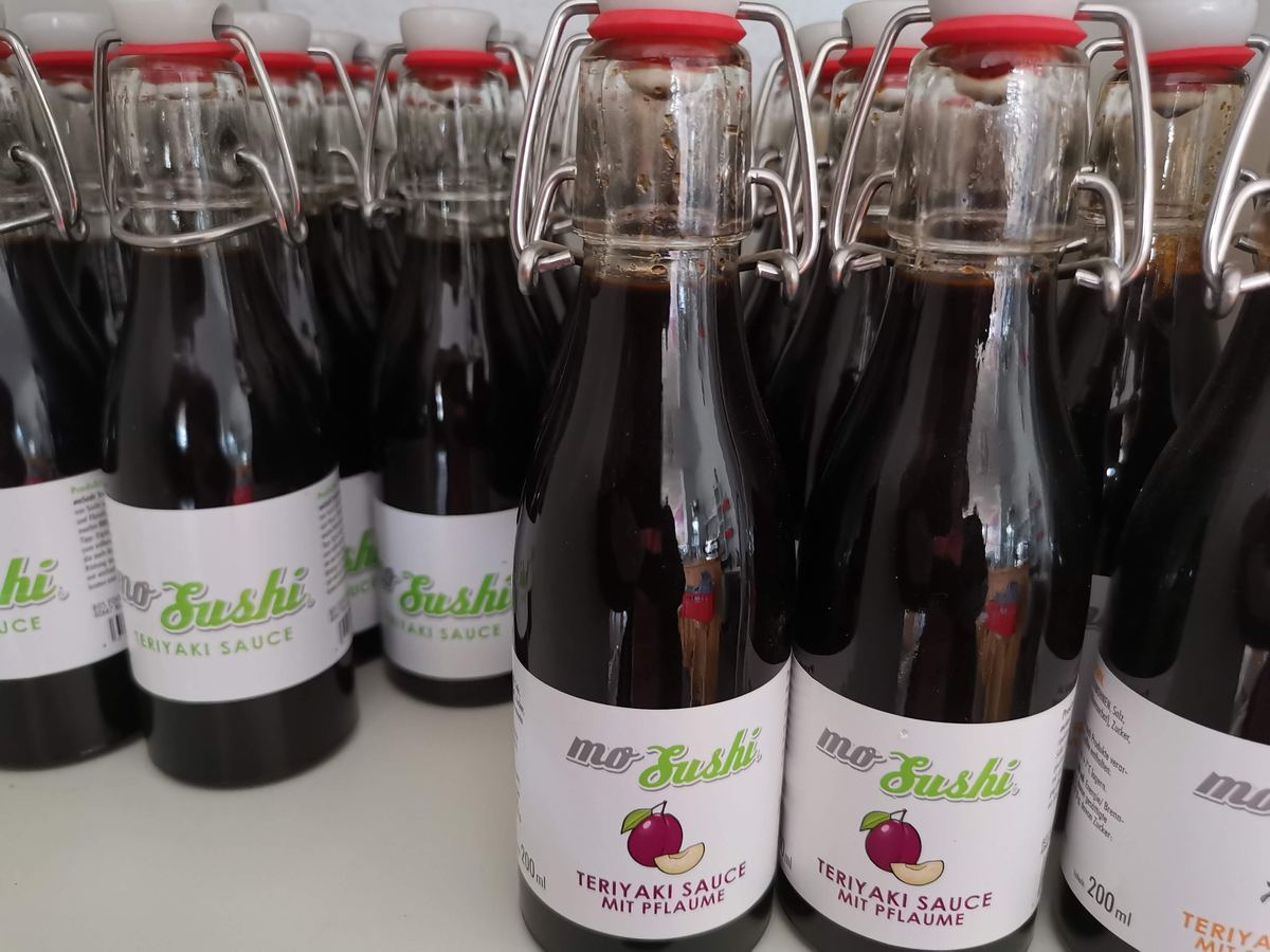Unsere Teriyaki-Sauce, im Kurs erhältlich