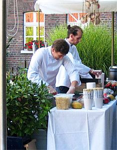 Private, in the host's kitchen