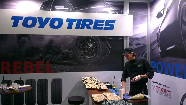 Toyo Tires, die Standfront